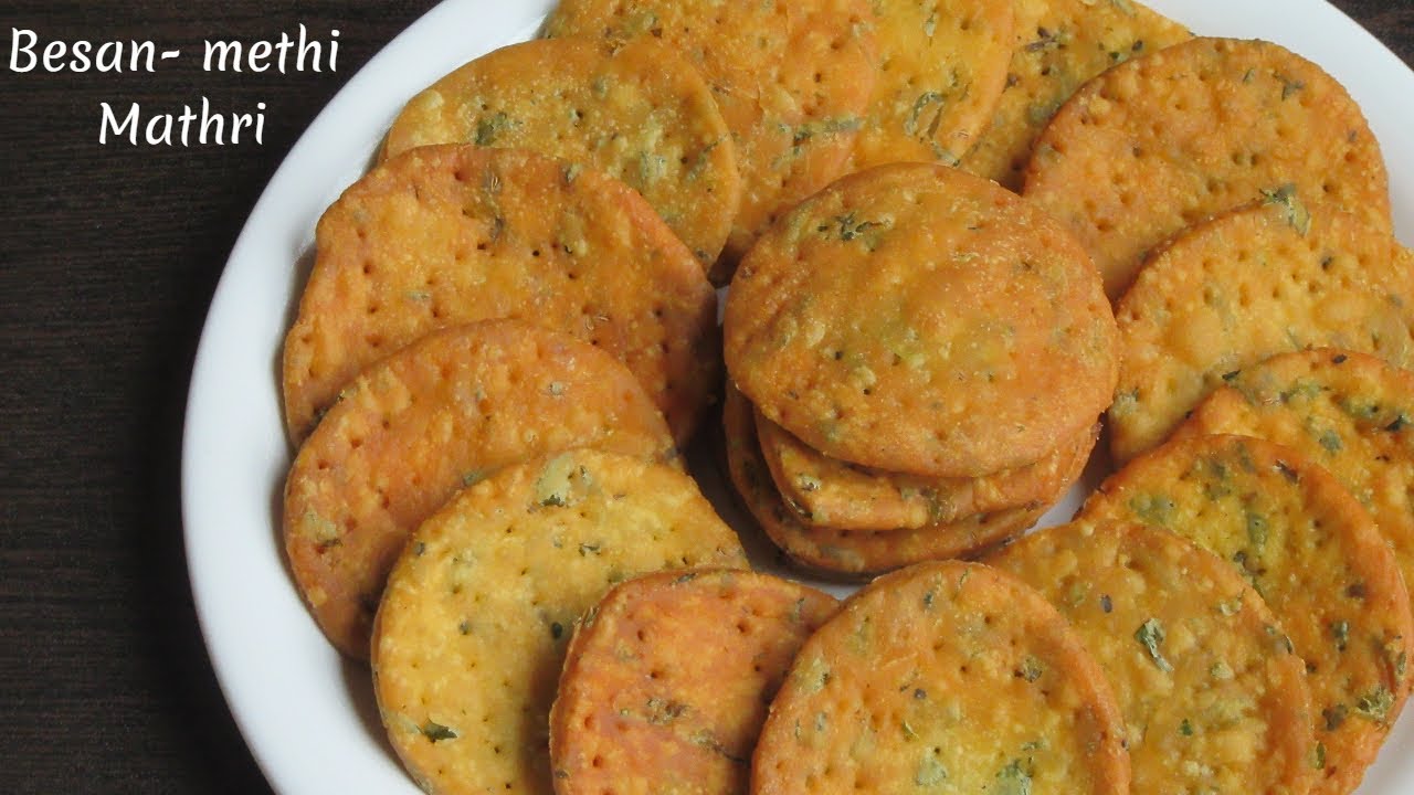 Besan - Methi Mathri Recipe | Fresh Methi Mathri | Mathri recipe | tea time snack