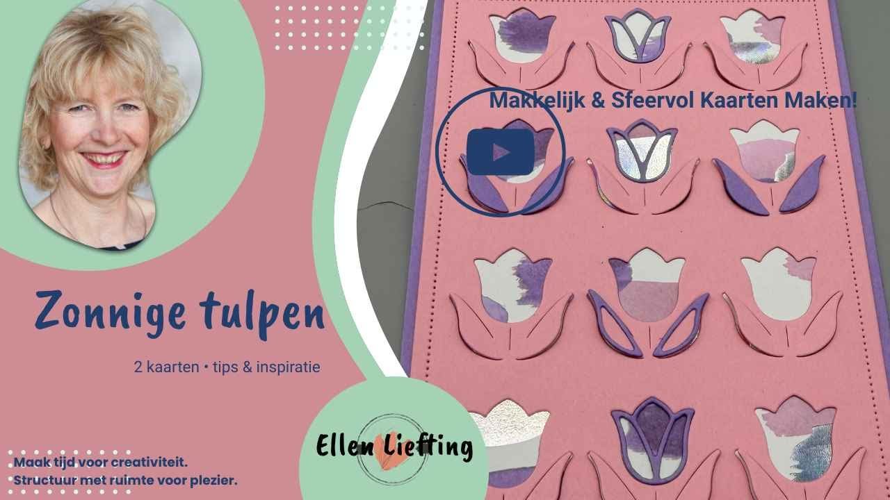 Zonnige tulpen 🌷 | 2 kaarten met Sunshine & Tulips + handige tips