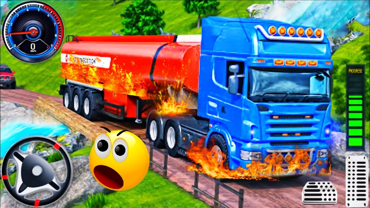 Indian oil tanker truck simulator 3d 🔥🔥 truck tanker wala game Android gameplay 