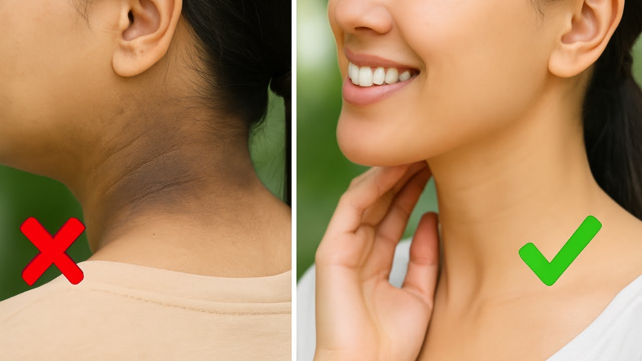 Dark Neck? Try These 3 Natural Remedies &ndash; Results in Days!🤯