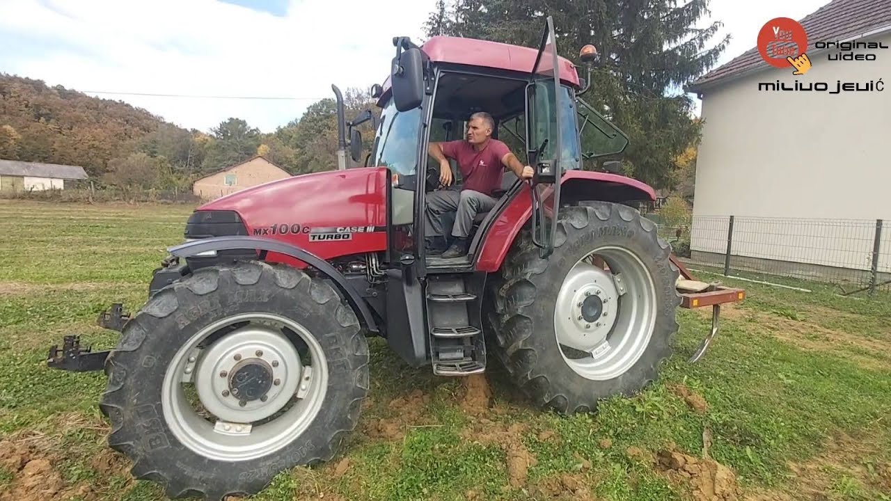 Duboko podrivanje sa CASE MX100 i podrivač sa tri radna tela