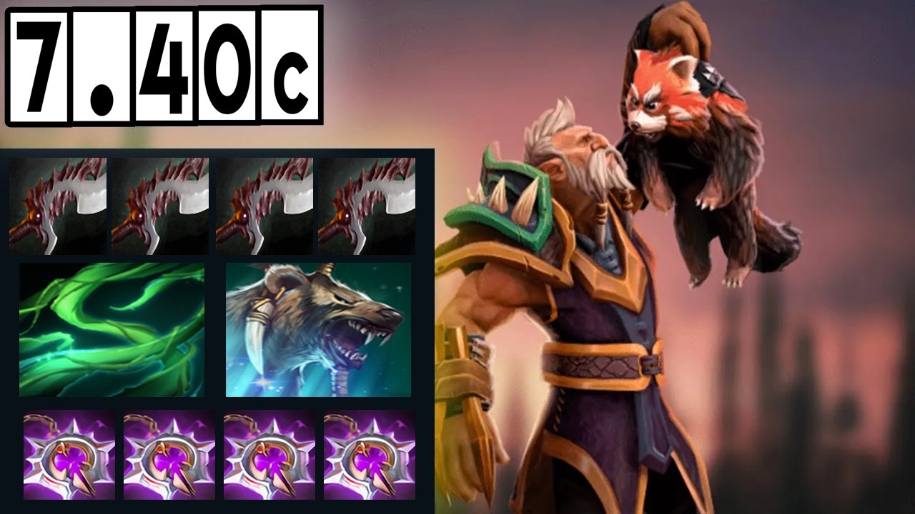 GRANDMASTER Lone Druid! [Full Match Gameplay Dota 2] 7.40c