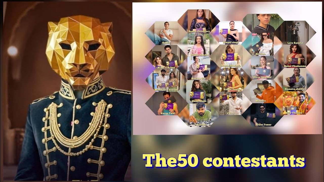 The 50 confirm contestants  list | #the50  #mrfaisu  #shivthakare #karanpatel #lovekatariya 