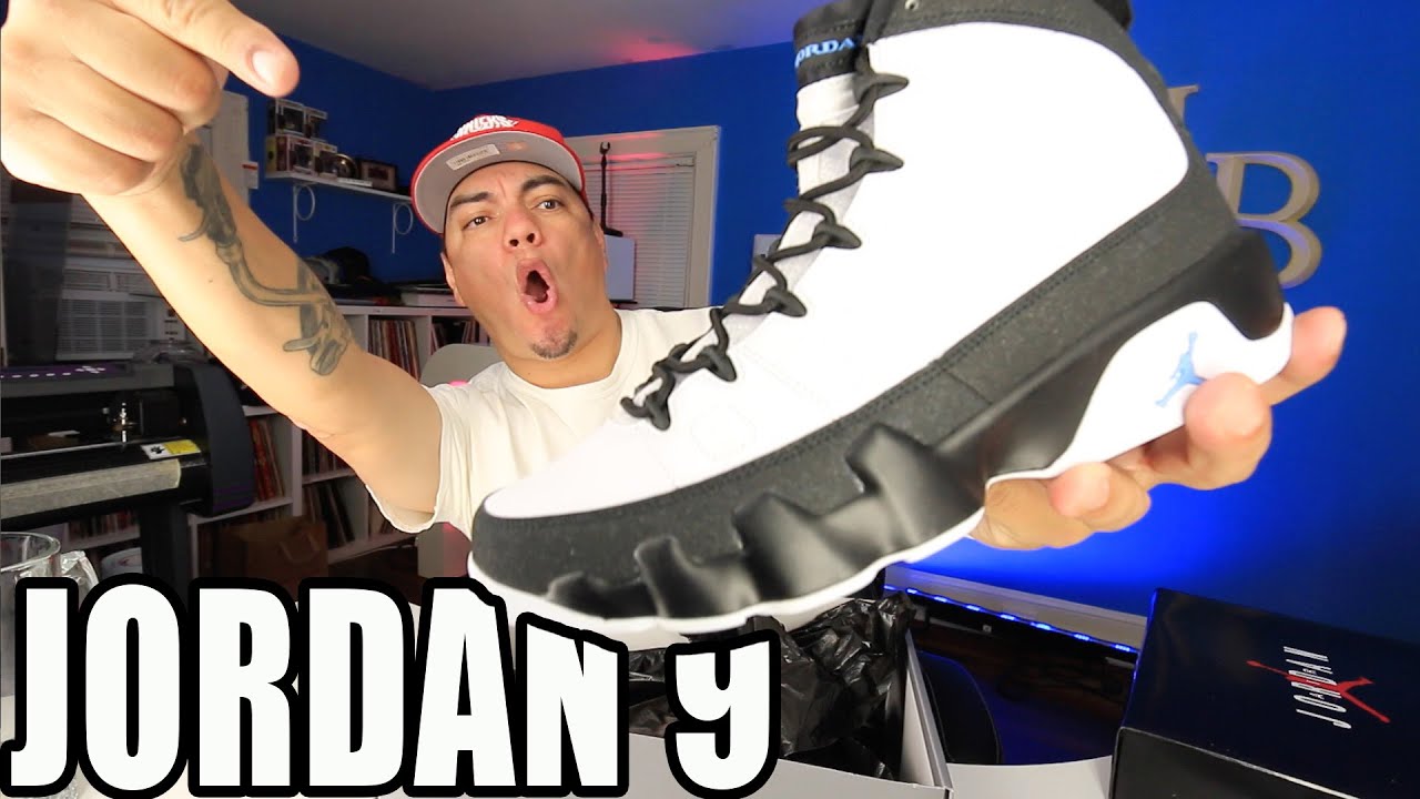 Reseña JORDAN 9 Carolina Blue con ON FEET