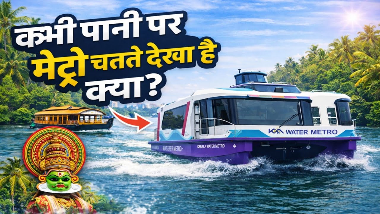 👉 क्या आपने कभी पानी के ऊपर चलती मेट्रो देखी है? 😲 | Amazing Metro View