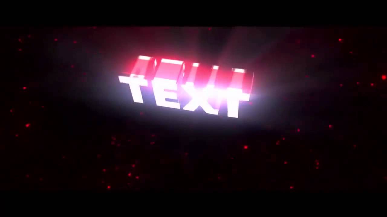 FREE Awesome 3D Intro Template Blender