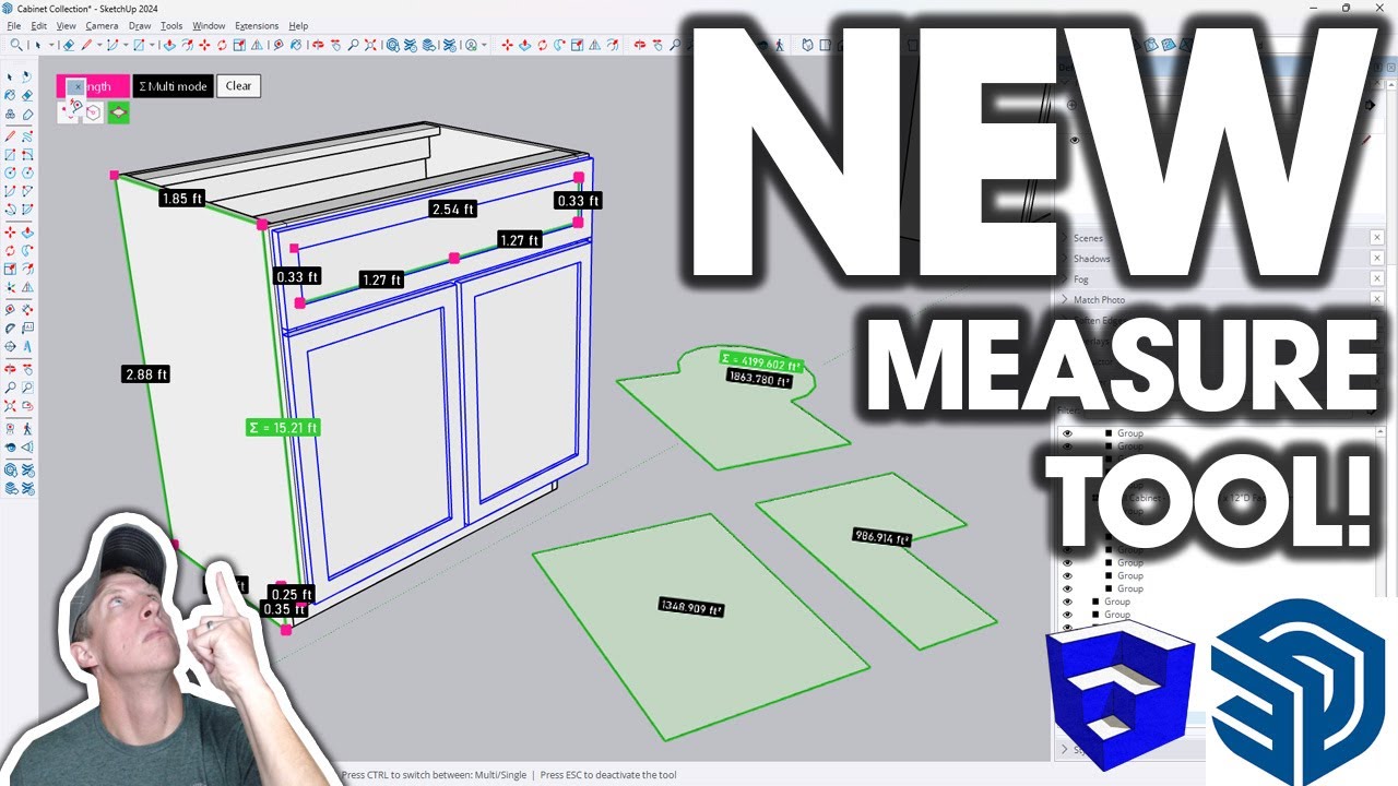 Is This New Measurement Tool the FUTURE of Measuring in SketchUp?