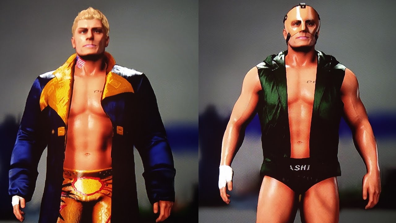 WWE2K18 caw formula:Cody Rhodes (AEW)(WWE)