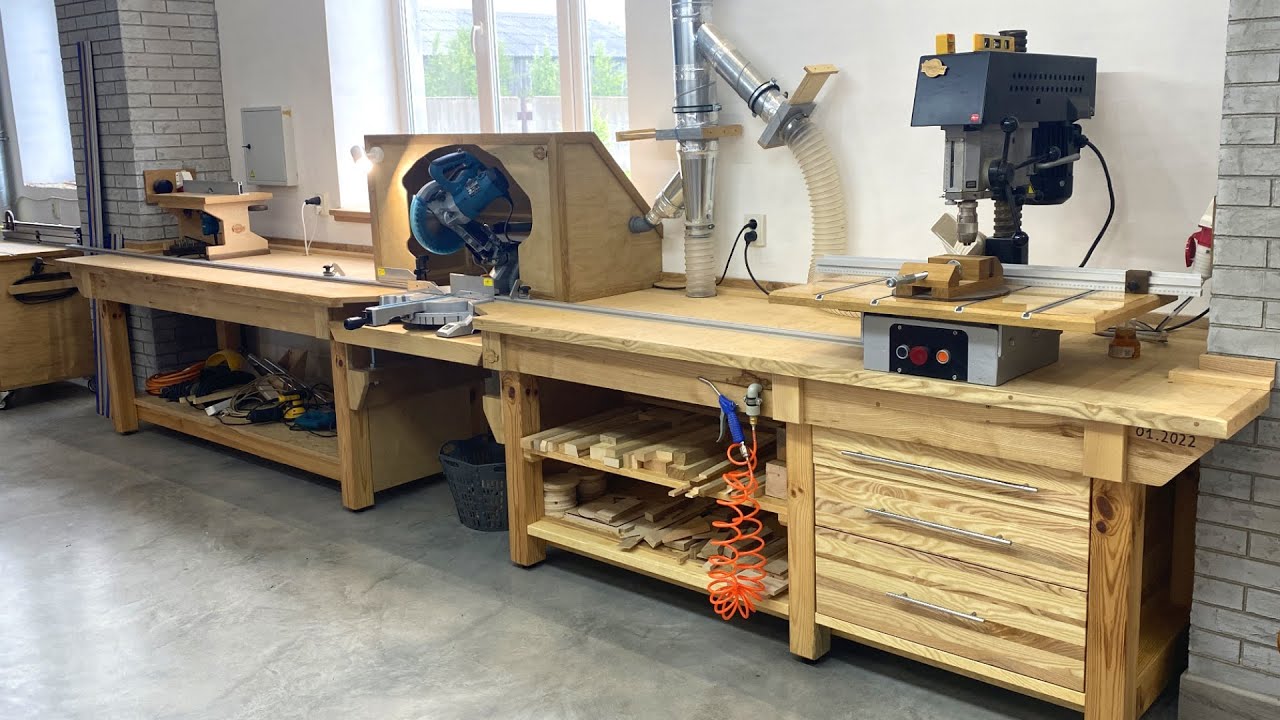 Giant Miter Saw Station PART 2