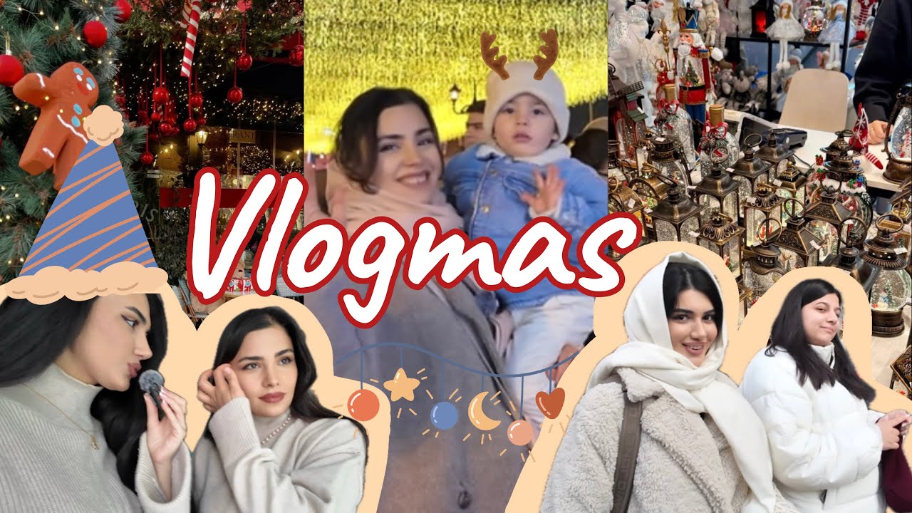 ⛄️ VLOGMAS 🌲 | новогодняя ярмарка в Баку | 🤮 не понравилась еда в ресторане | обзор нг товаров 