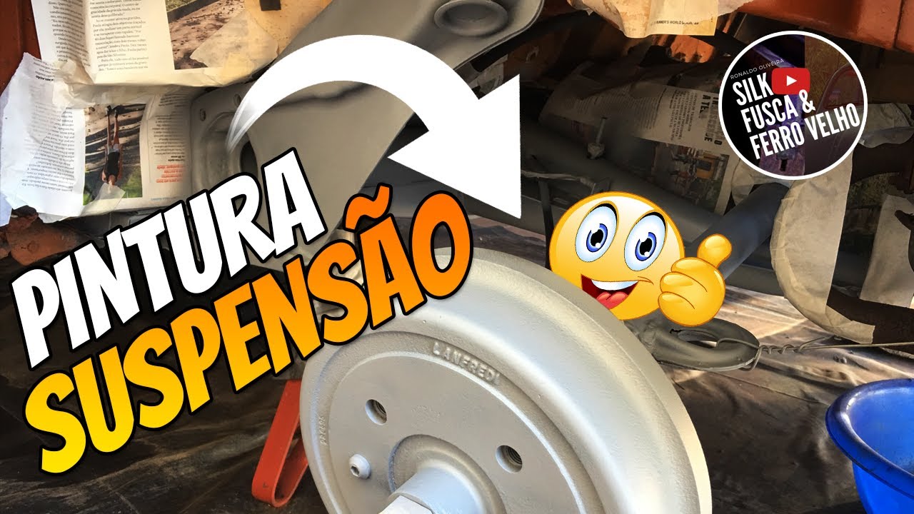 Pintura da Suspensão Traseira do Fusca - Ocre Marajó 74/1500 2/3