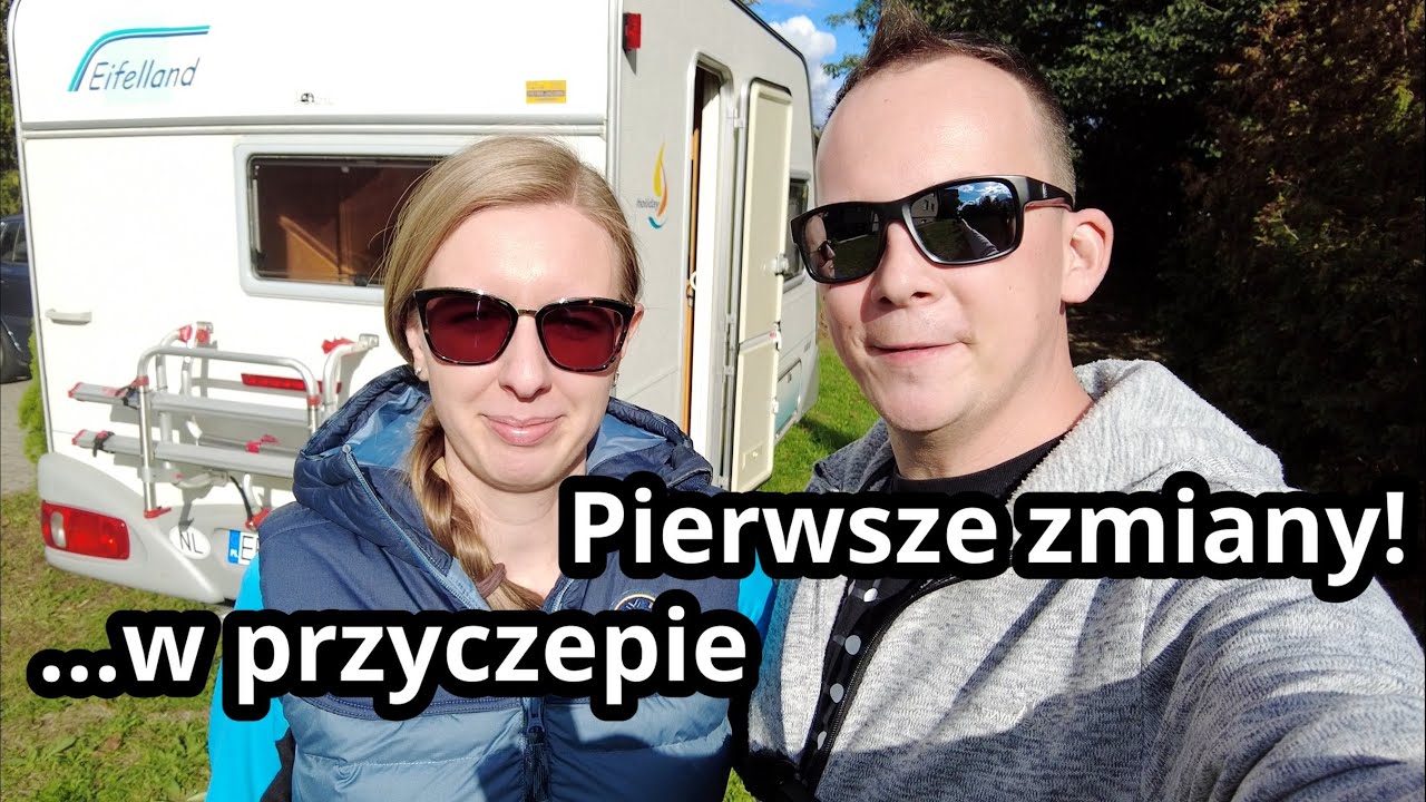 Pierwsze prace w naszej przyczepie kempingowej!