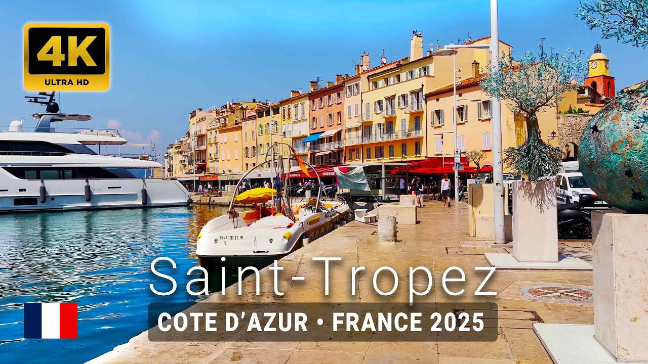 Saint-Tropez 🇫🇷 | Where Millionaires Walk | 4K 60fps Tour