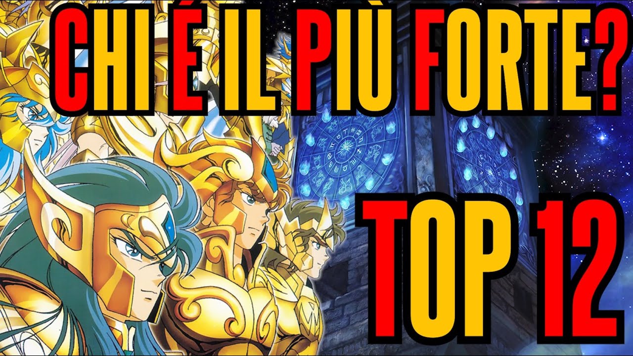 CLASSIFICA CAVALIERI D'ORO PIÙ FORTI 2026 ▶  SAINT SEIYA I CAVALIERI DELLO ZODIACO ANNI 90