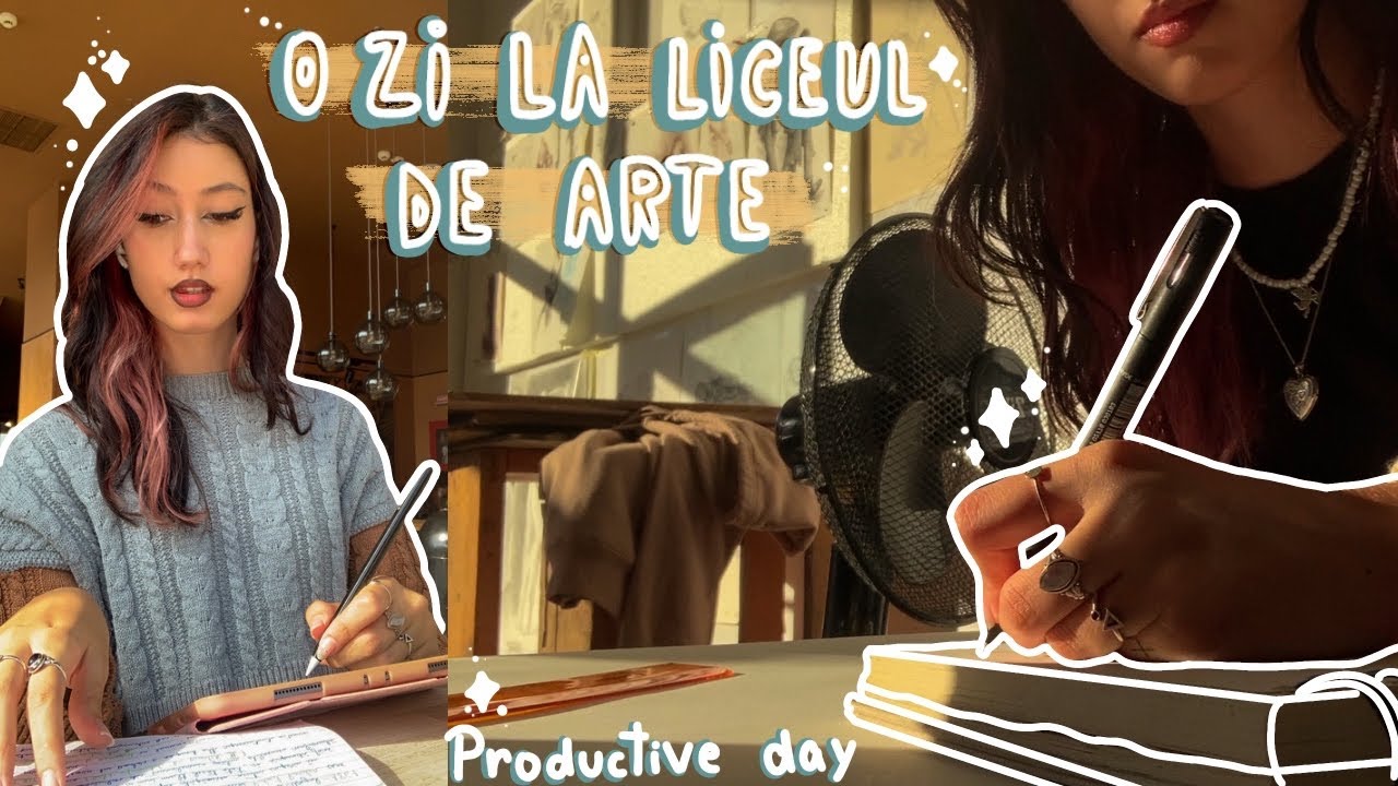 O zi din viața mea #3 / liceul de arte / zi productiva:))