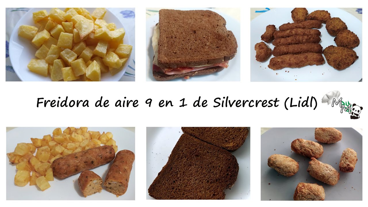 Probando básicos en la Freidora de aire 9 en 1 de Silvercrest (Lidl)