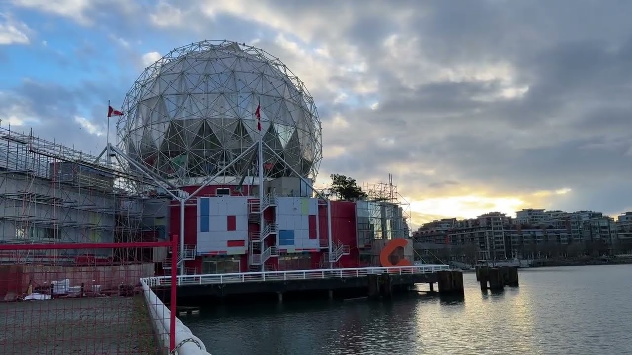 WALKING TOUR - Vancouver False Creek Seawall | Canada [4K]