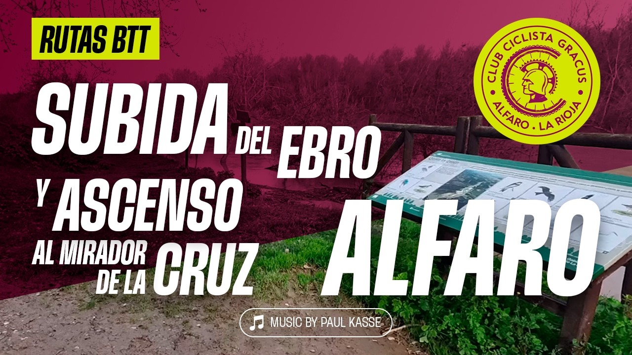 MTB improvisado en Alfaro | 25 km junto al Ebro desbordado