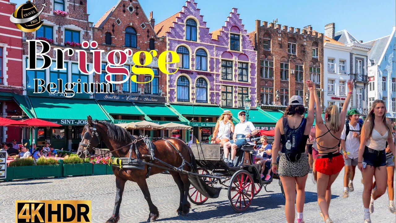 Br&uuml;gge-Belgium 🇧🇪 City Walking Tours 4K HDR