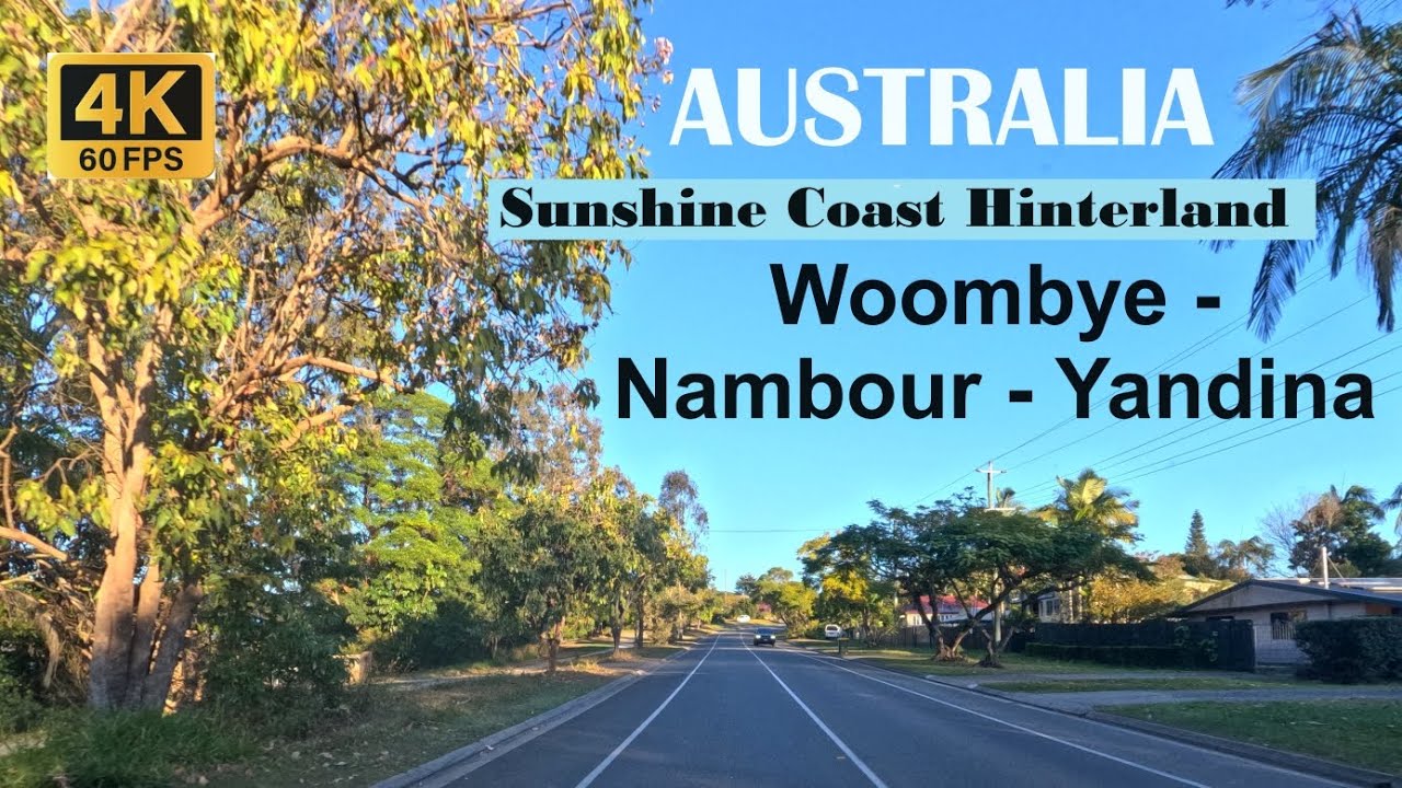 Morning Drive: WOOMBYE via NAMBOUR to YANDINA【SUNSHINE COAST 4K ASMR DRIVE】QUEENSLAND, AUSTRALIA