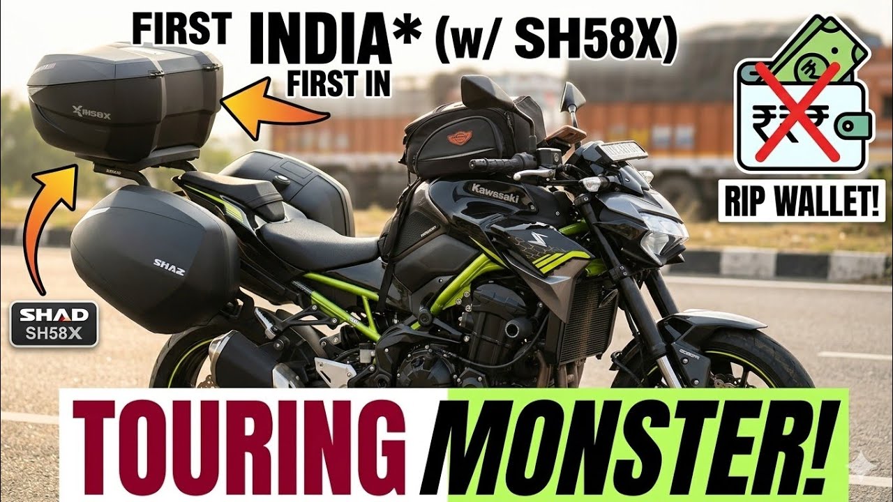 The Making of a Touring Monster - KAWASAKi Z900 using SHAD SH58X & SH36 by Mr. Mechanic
