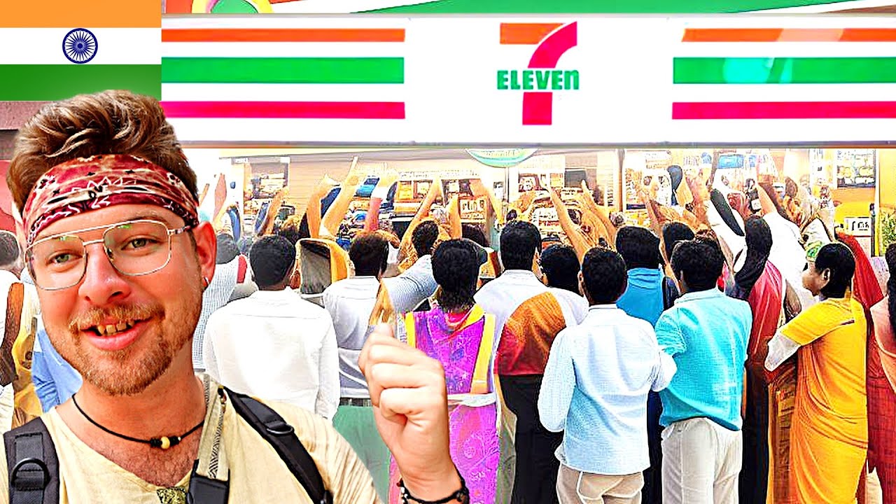 I Went to 711 in INDIA and Was Shocked by What I Found🤯🇮🇳