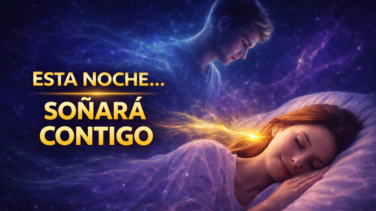 😴 ESTA NOCHE SOÑARÁ CONTIGO 🌬️ ENVÍA TU MENSAJE a SU SUBCONSCIENTE 💕