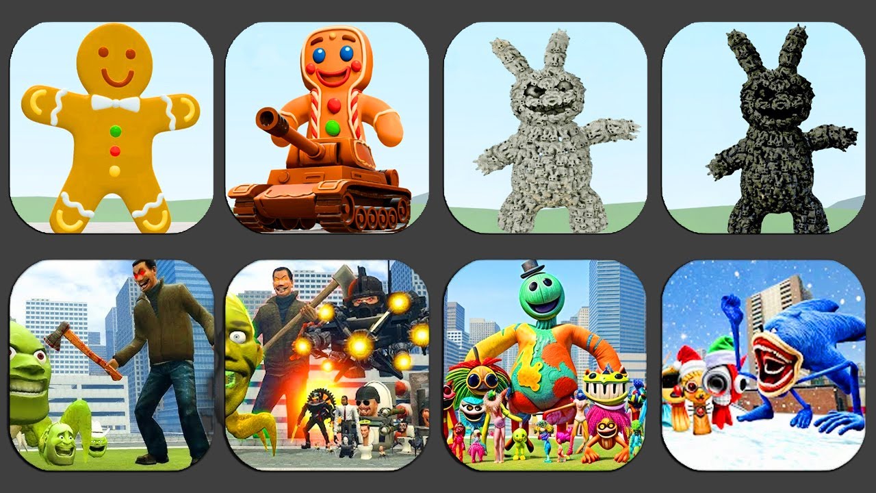 NEW UPDATE Sandbox In Space THE 7 BILLION RABBIT MONSTER FROM CYRIAK  VS Nextbots In Playground mod