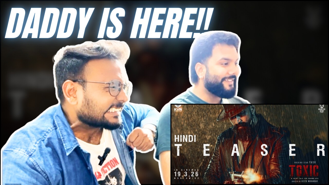 Toxic - Hindi Teaser | Rocking Star Yash | REACTION | THE TWIN REACTS