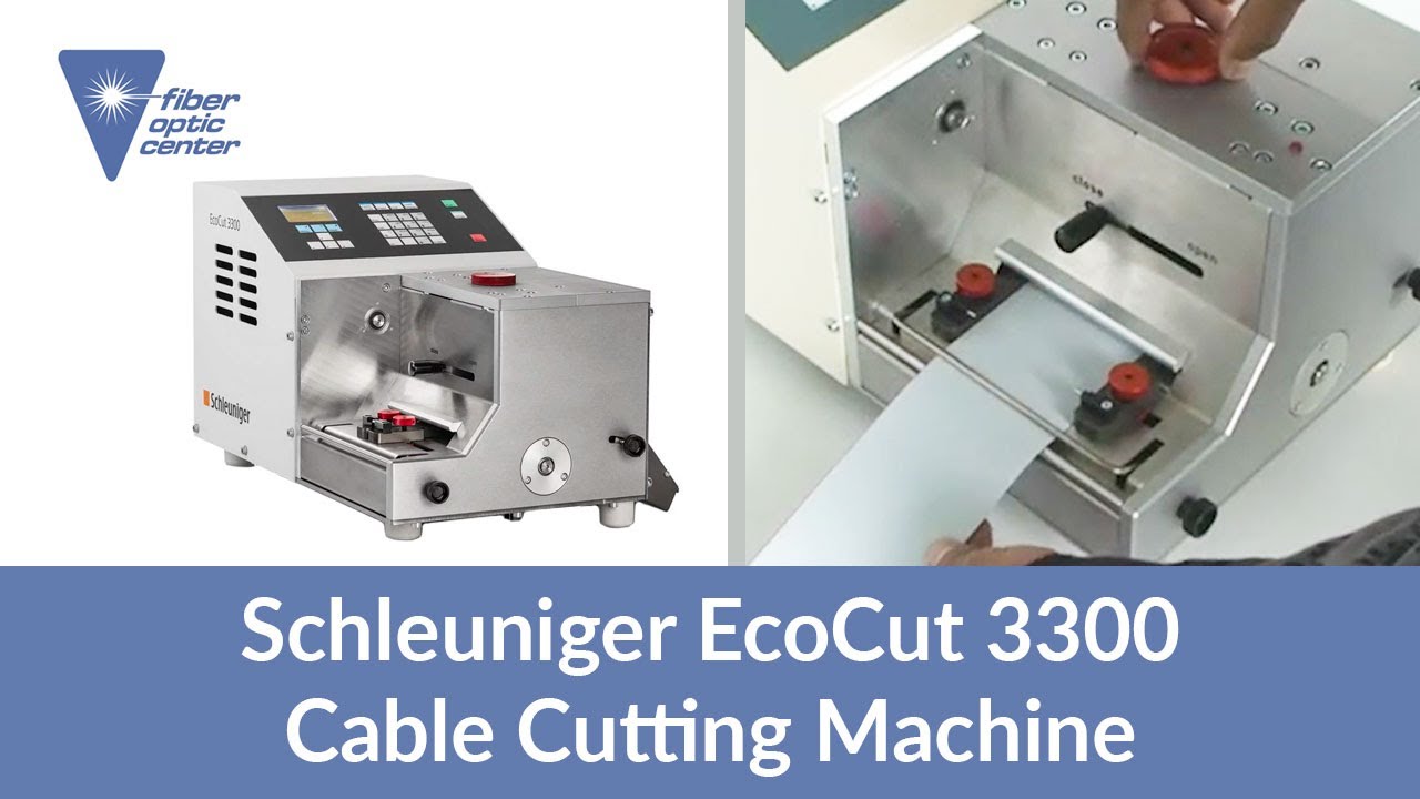 Schleuniger EcoCut 3300 Cable Cutting Machine - Available from Fiber Optic Center