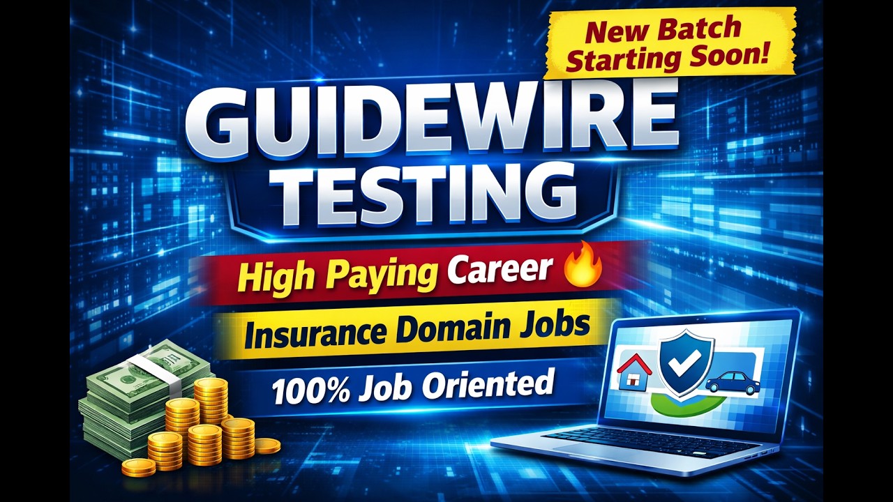 Guidewire Manual Testing Training | Complete Course for Beginners | Insurance Domain Jobs 2026