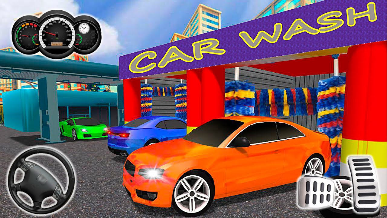 Stylish Car Wash: Garage, Workshop, Gas Station - Mud Sport Car Wash - Android Gameplay