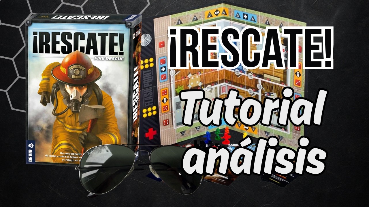 Como jugar a Rescate!, el juego de mesa. Tutorial y Análisis