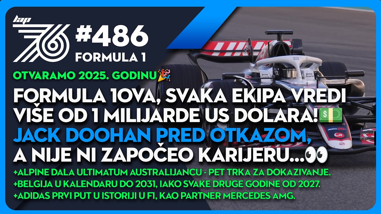 Lap76 #486 Prosečna vrednost ekipe F1 2.31 milijardi USD 💵 Vratile se pirane, surova bitka za mesto