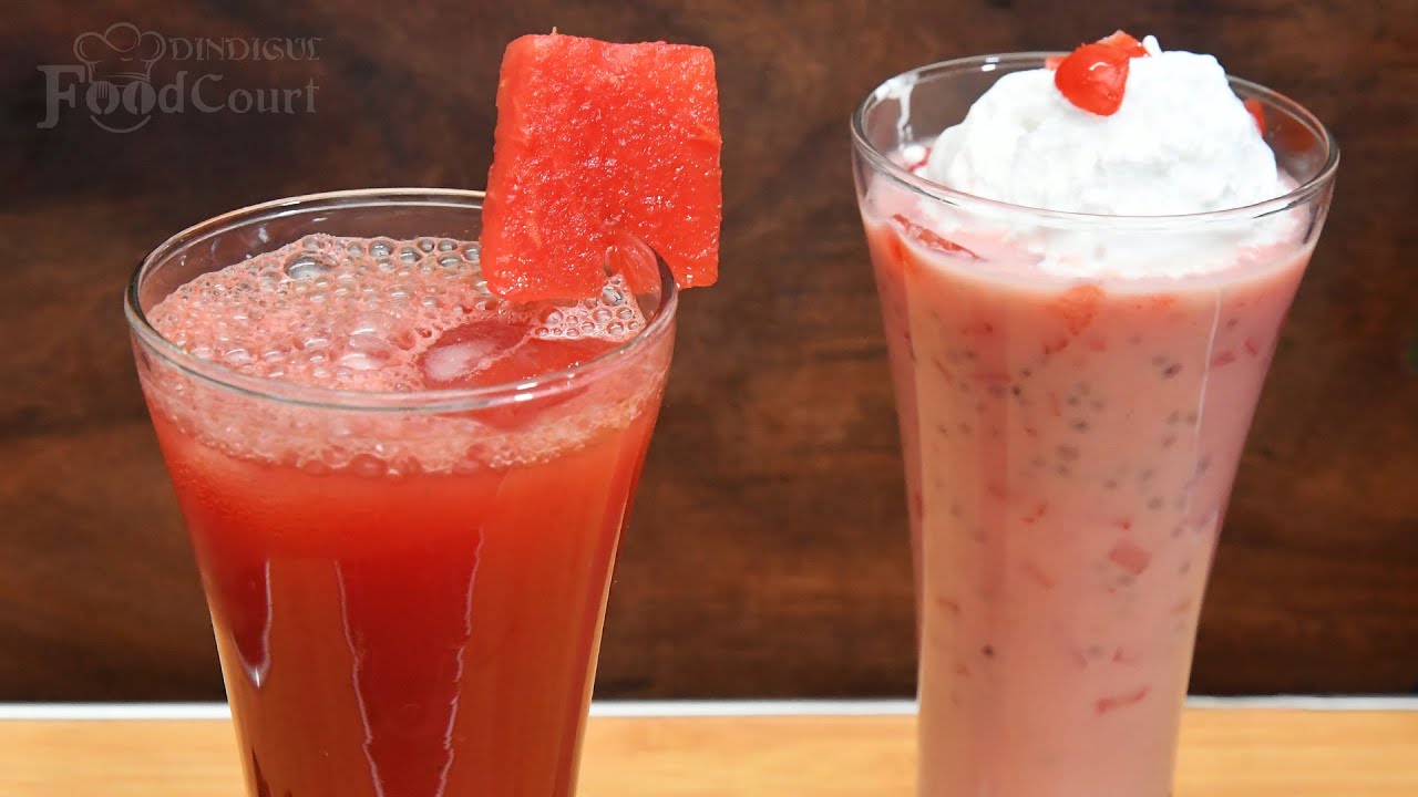 Refreshing Summer Drinks/ Watermelon Milkshake/ Watermelon Juice/ Juice Recipes