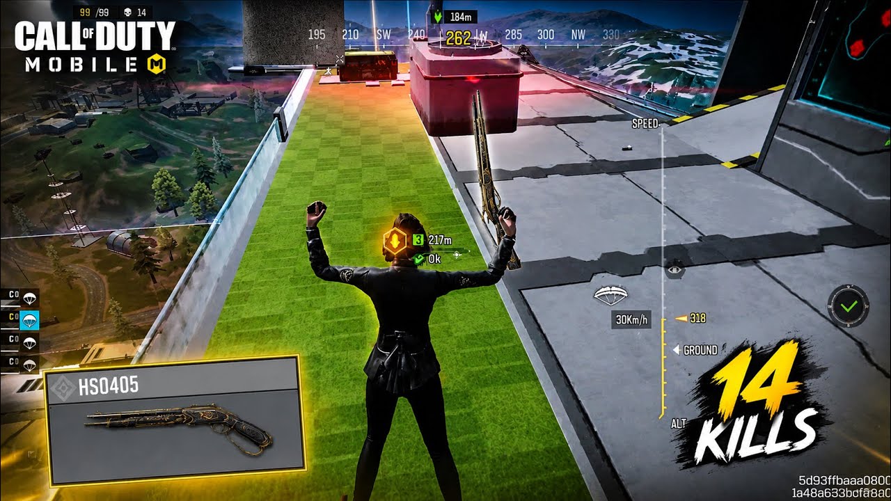 What would happen if there is a ground loot HS0405 on platform | codm iphone16 gameplay