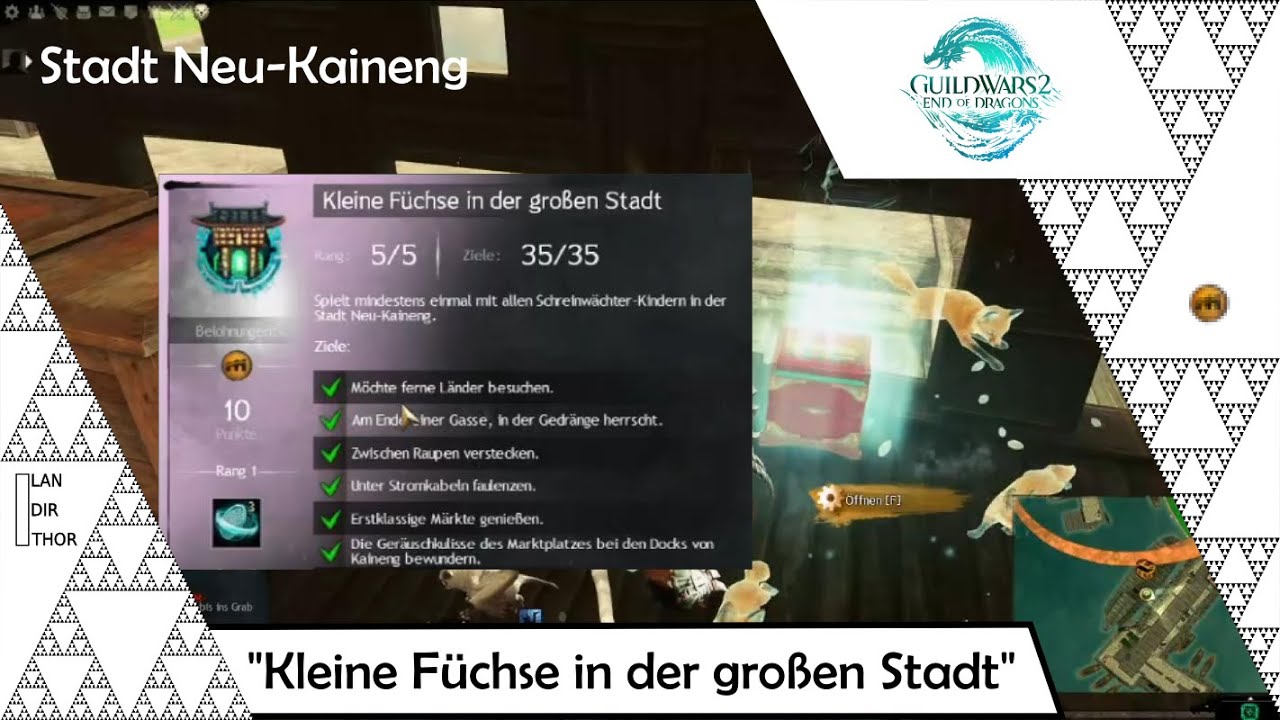 Kleine Füchse in der großen Stadt (Little Foxes in the Big City) | Guild Wars 2 End of Dragons