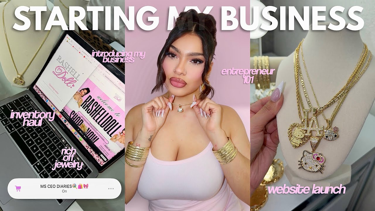 Launching My Jewelry Business ♡ Entrepreneur Vlog, Inventory Haul and BTS + MORE