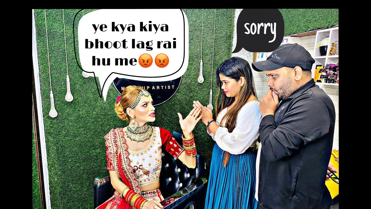 Prank On Makeup Artist FT khushi Shaikh | Shubham Sharma
