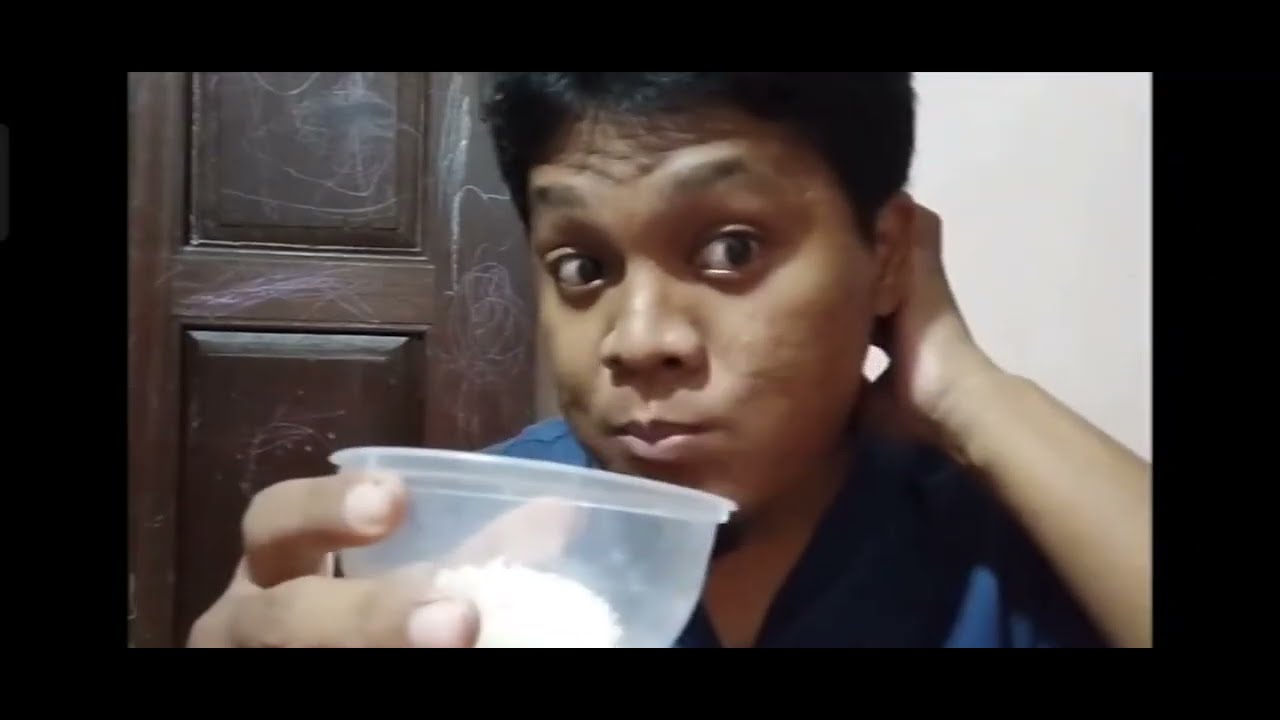 Asmr raw rice eating|| kompilasi makan beras mentah di mangkok bening