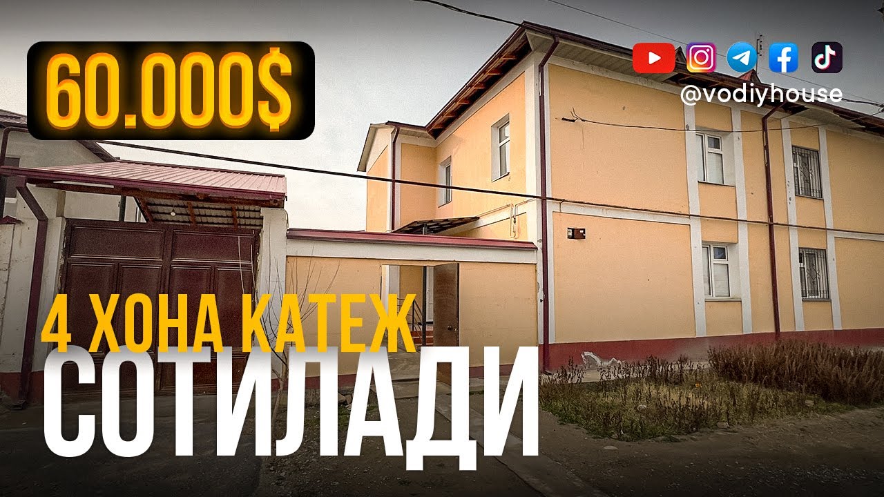 Фарғона шахар Миндонободда 4 сотих катеж сотилади