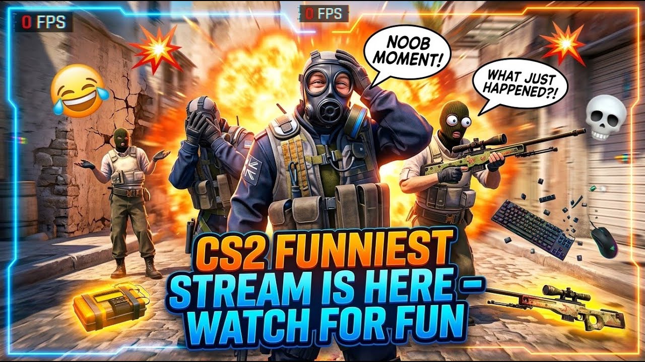 COUNTER STRIKE 2 LIVE 🔥 Funny Stream...