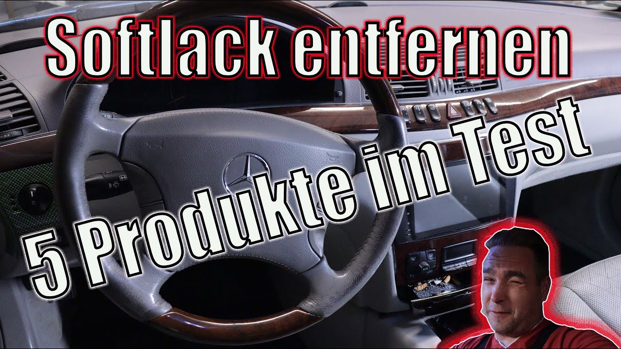 Softlack entfernen, was ist wirklich gut / 5 Produkte im Test