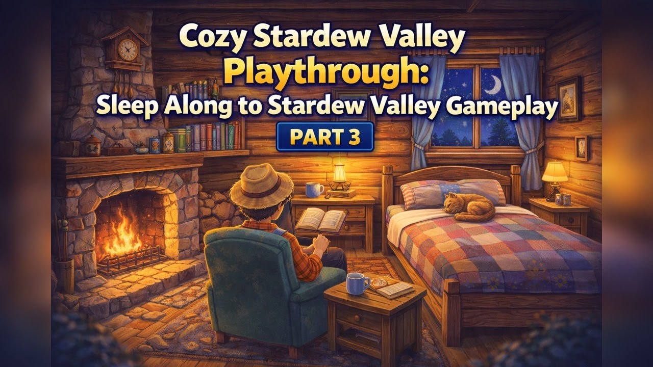 Sleep Along to Stardew Valley Gameplay (Part 3) | Cozy Longplay, Soft Commentary to Relax With