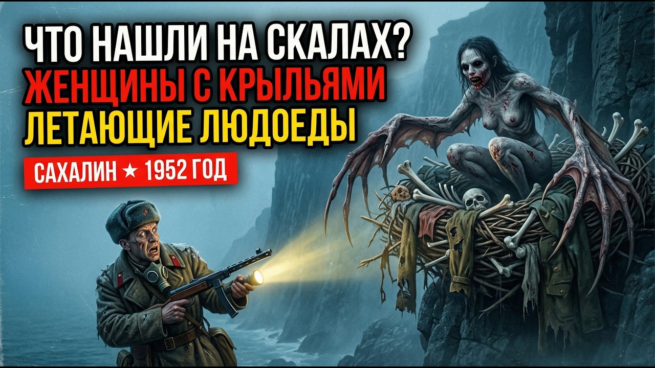 ЭКСПЕДИЦИЯ НА САХАЛИН НАШЛА «ГАРПИЙ». Женщины с крыльями ели людей | Гнездо