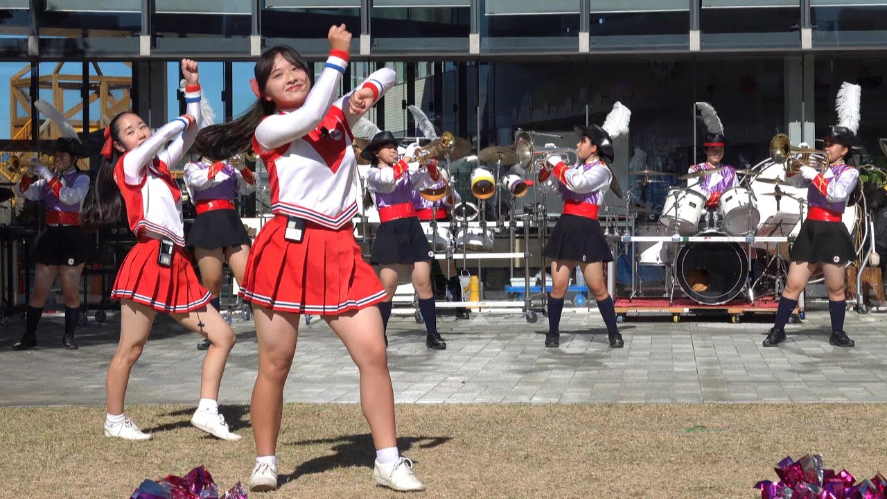 藤ノ花女子高校 マーチングバンド部「タイミング」吹奏楽／ダンス