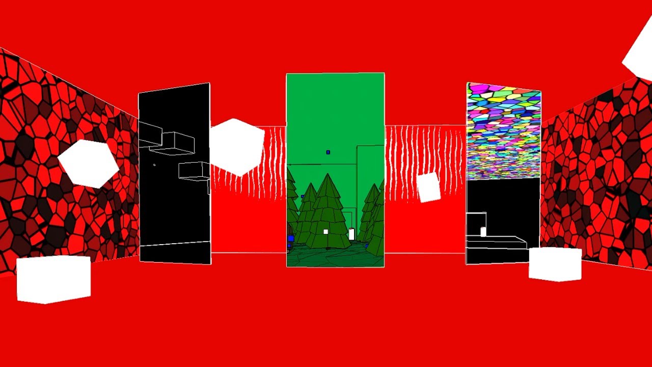ROUGE NOIR: a short experience of a non euclidian game puzzle filled. 5MG