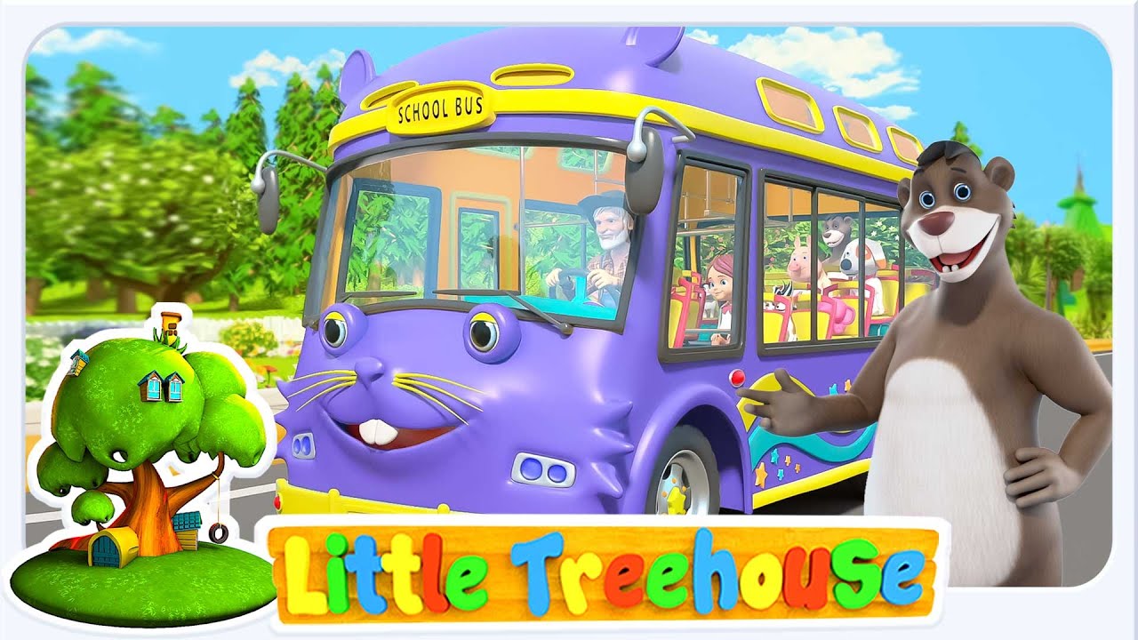 Rodas do ônibus e Vídeos de Aprendizagem para Crianças - Little Treehouse