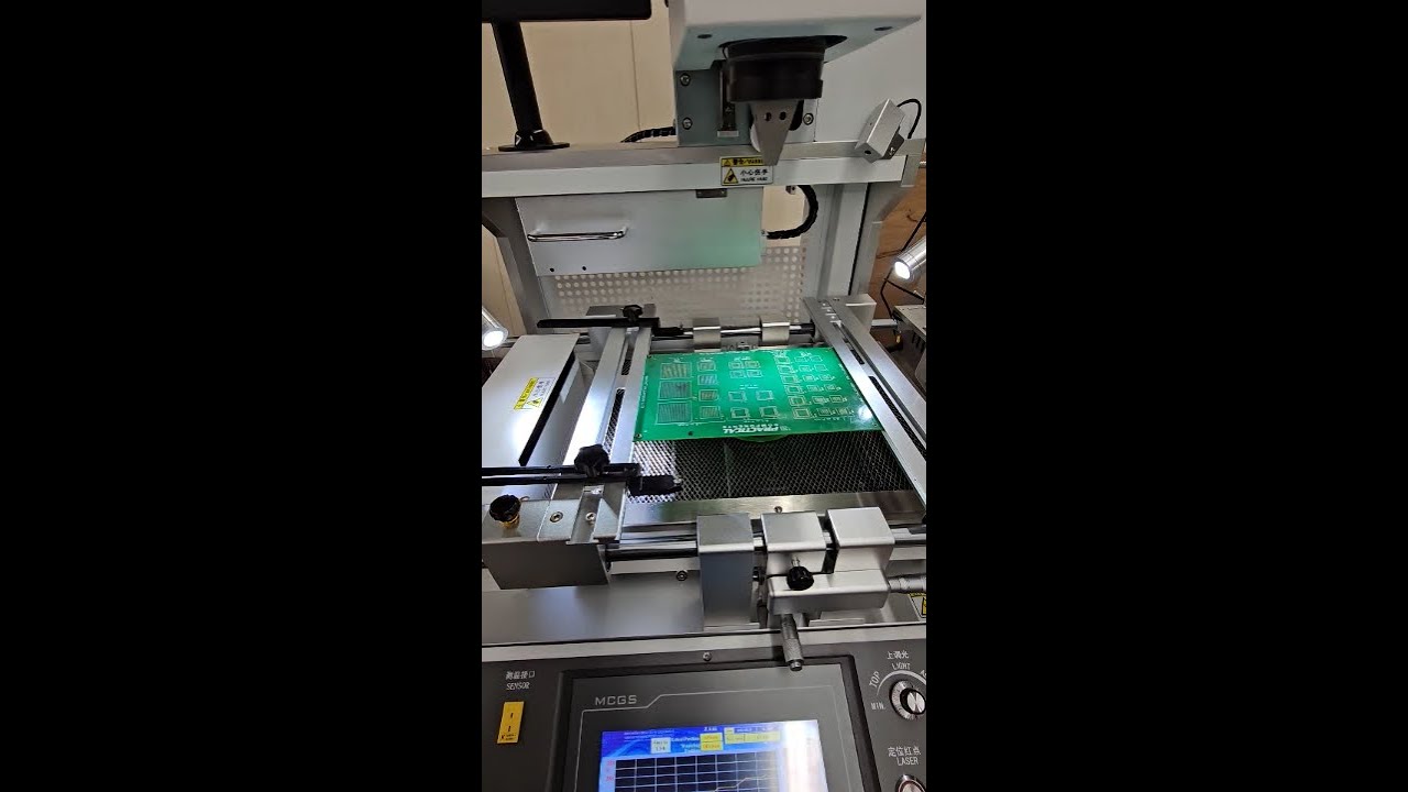 0201 cap installation on ZM-R7220A BGA Rework Station
