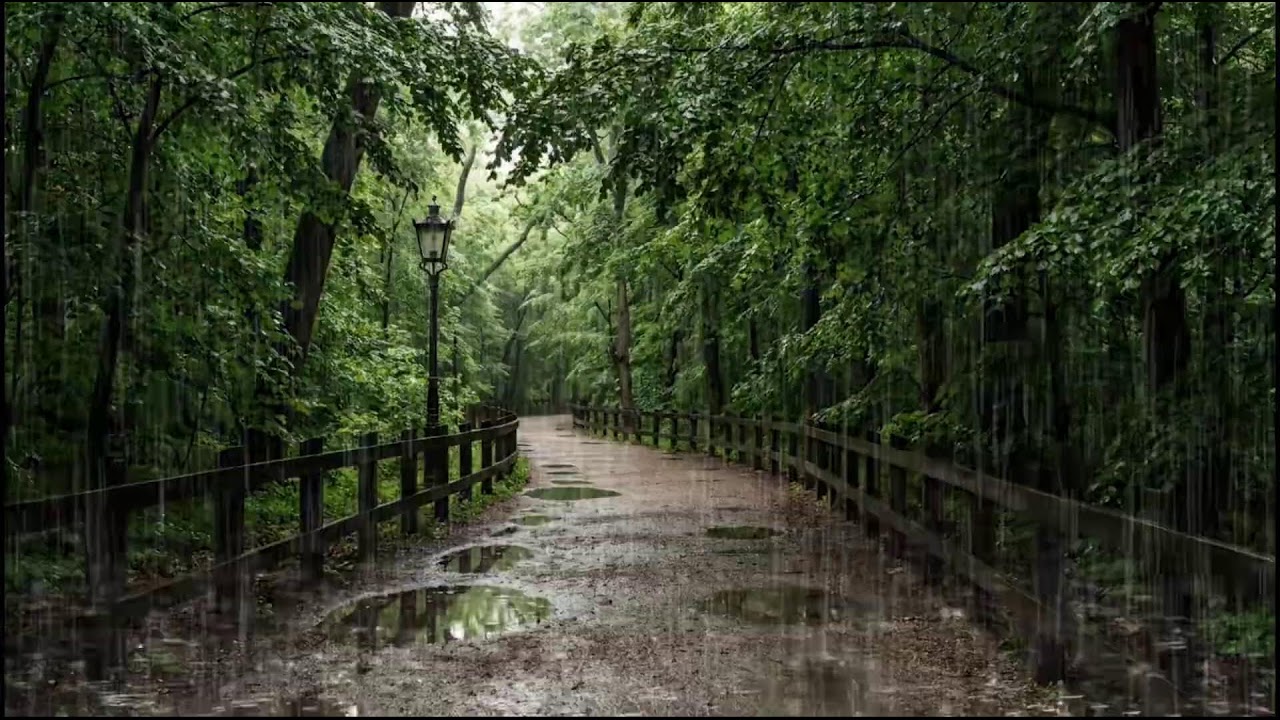 Soft Rainfall on Forest Canopy | Calming Nature Sounds for Deep Sleep